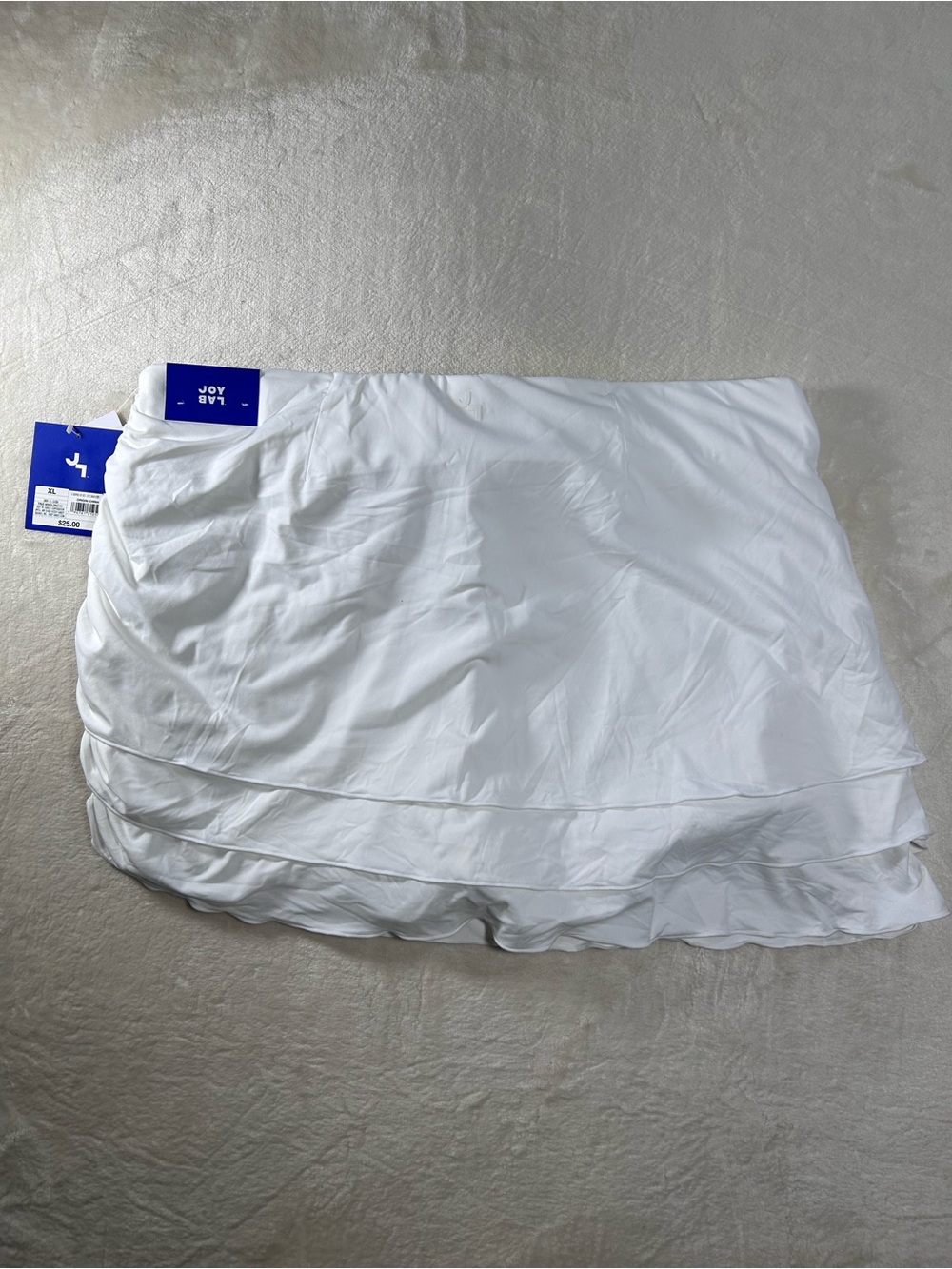 NWT Sz XL White Game Day Layered Athletic Skort Skirt, JoyLab, Athleisure Active - Picture 8 of 11